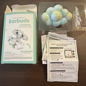 Vivitar True Wireless Earbuds with Charging Case